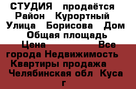 СТУДИЯ - продаётся › Район ­ Курортный › Улица ­ Борисова › Дом ­ 8 › Общая площадь ­ 19 › Цена ­ 1 900 000 - Все города Недвижимость » Квартиры продажа   . Челябинская обл.,Куса г.